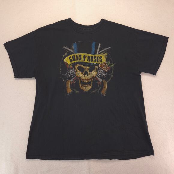 Guns N Roses Short Sleeve Graphic Band T Shirt Adult Mens Size XL Black - Picture 2 of 9